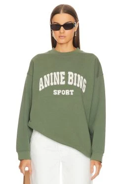 ANINE BING Tyler Sweatshirt Artichoke