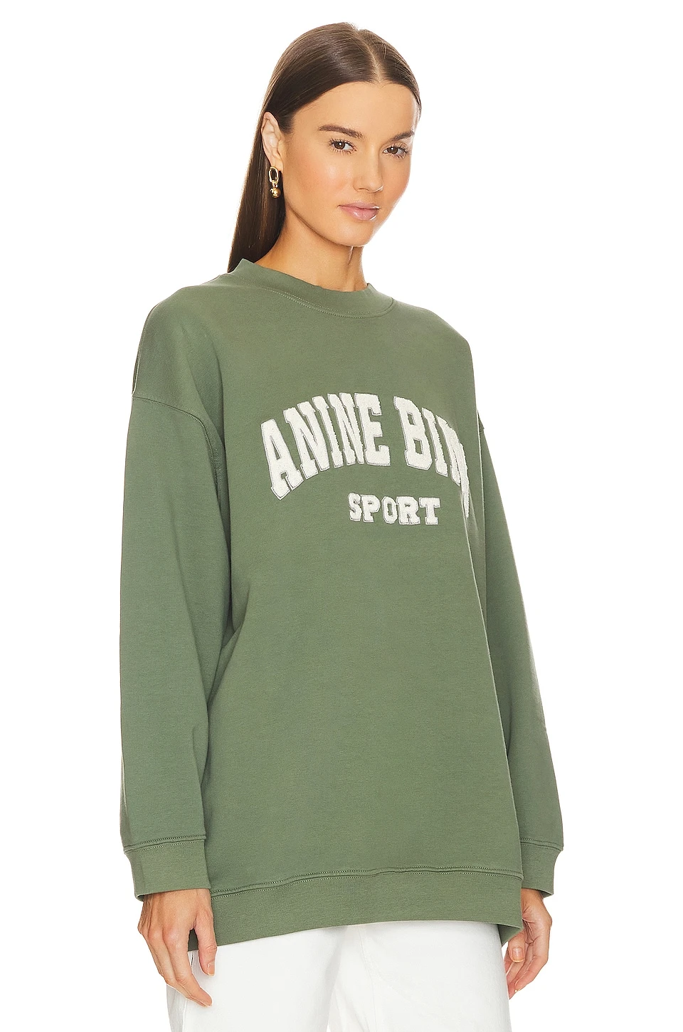 ANINE BING Tyler Sweatshirt Artichoke 4 ANINE BING Tyler Sweatshirt Artichoke - Image 2