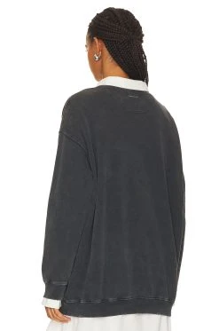 ANINE BING SWEATSHIRT TYLER Washed Black -ANINE BING Shop ANIN WK147 V3