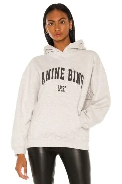 ANINE BING Sport Harvey Sweatshirt Heather Grey