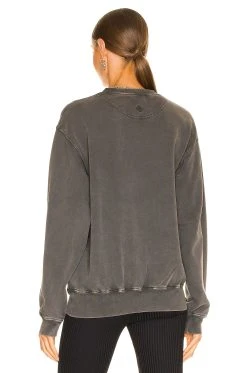 ANINE BING Ramona University Paris Sweatshirt Washed Black 8 ANINE BING Ramona University Paris Sweatshirt Washed Black -ANINE BING Shop ANIN WK90 V3