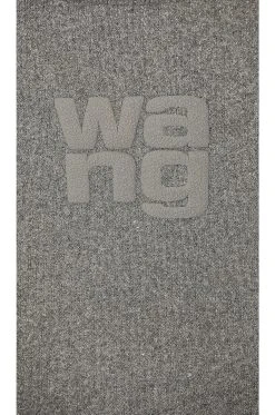 ALEXANDER WANG Glitter Essential Terry Sweatshirt Sidewalk -ANINE BING Shop AWAR WK5 V5