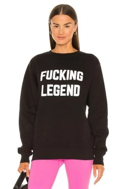 Fucking Legend Crew Neck Sweatshirt Black