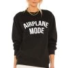 Airplane Mode Sweatshirt Black -ANINE BING Shop DEPT WK25 V1