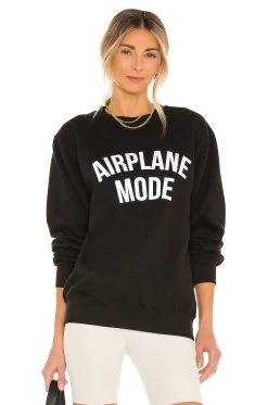 Airplane Mode Sweatshirt Black