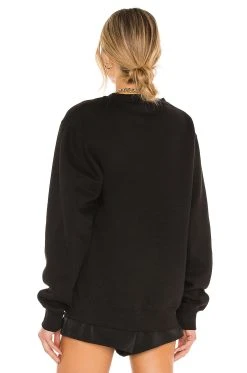 Hello I'm Late Sweatshirt Black -ANINE BING Shop DEPT WK28 V3