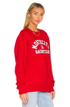 Montecito Crewneck Sweatshirt Red -ANINE BING Shop DEPT WK46 V2