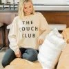 The Couch Club Natural White Graphic Corded Sweatshirt -ANINE BING Shop DSC 1879