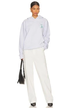 Health & Social Sweatshirt Light Ash Gray -ANINE BING Shop EELE WK4 V4