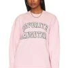 Collegiate Sweatshirt Light Pink 1 Collegiate Sweatshirt Light Pink -ANINE BING Shop FAVR WK10 V1
