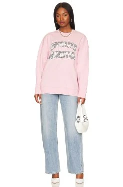 Collegiate Sweatshirt Light Pink -ANINE BING Shop FAVR WK10 V4