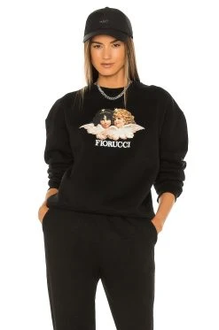FIORUCCI Vintage Angels Sweatshirt Black
