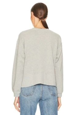 League Sweatshirt Lofty Heather Grey 8 League Sweatshirt Lofty Heather Grey -ANINE BING Shop GREA WK188 V3