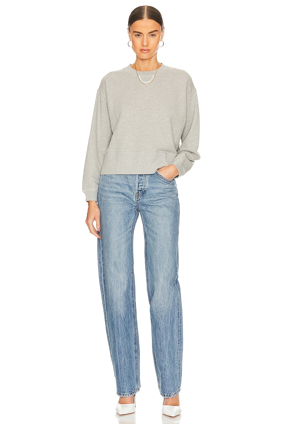 League Sweatshirt Lofty Heather Grey 6 League Sweatshirt Lofty Heather Grey - Image 4