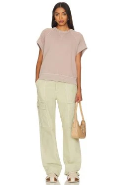 The Wedge Sweatshirt Soft Lilac -ANINE BING Shop GREA WK207 V4