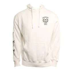 Hansen Mens Sweatshirt Surf Temple Hood -ANINE BING Shop HANSENS SWEATSHIRT SURF TEMPLE HOOD WHT