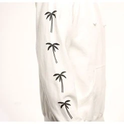 Hansen Mens Sweatshirt Surf Temple Hood -ANINE BING Shop HANSENS SWEATSHIRT SURF TEMPLE HOOD WHT 4