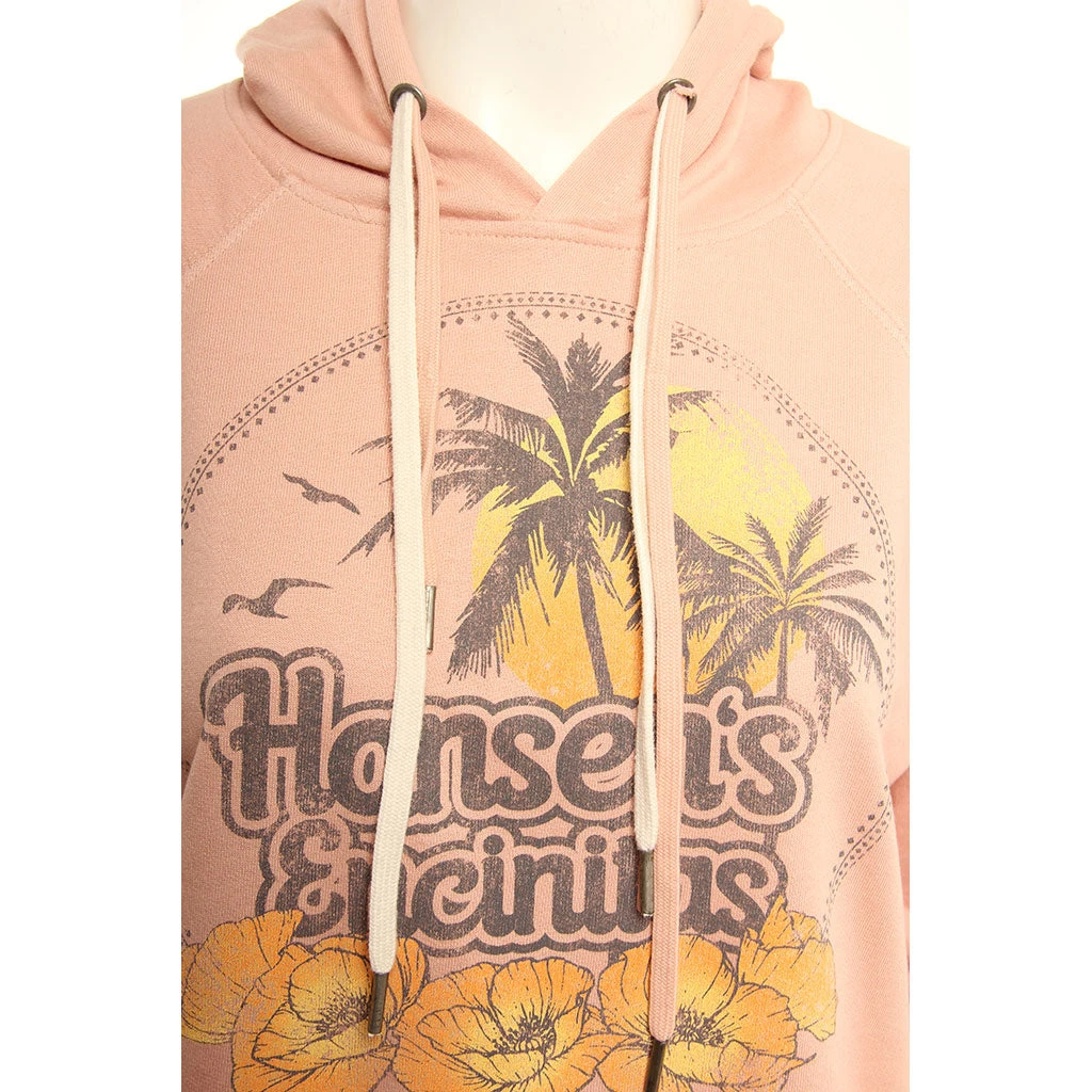 Hansen Womens Sweatshirt Poppy Terry Hood 4 Hansen Womens Sweatshirt Poppy Terry Hood - Image 2