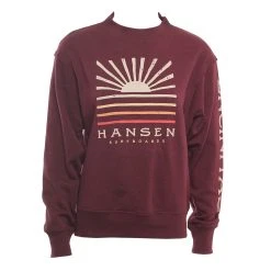 Hansen Womens Sweatshirt Risin Sun Crew -ANINE BING Shop HANSEN WOMENS SWEATSHIRT RISIN SUN CREW DRA