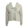 Hansen Womens Sweatshirt Rom Com Crop Hood -ANINE BING Shop HANSEN WOMENS SWEATSHIRT ROM COM MOS