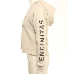 Hansen Womens Sweatshirt Rom Com Crop Hood -ANINE BING Shop HANSEN WOMENS SWEATSHIRT ROM COM OAT 3