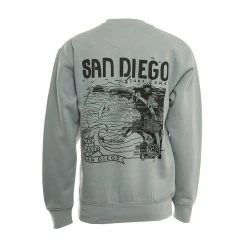 Hansen Womens Sweatshirt San Diego Map Crew