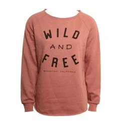Hansen Womens Sweatshirt Wild And Free Crew 8 Hansen Womens Sweatshirt Wild And Free Crew -ANINE BING Shop HANSEN WOMENS SWEATSHIRT WILD AND FREE CREW ROSE