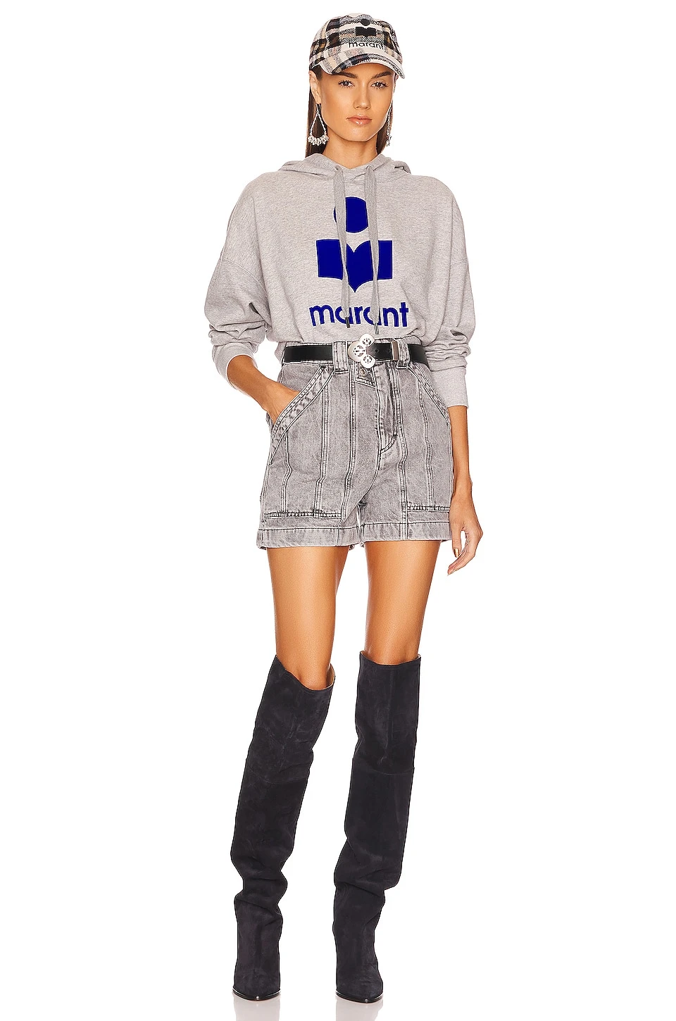 Isabel Marant Etoile Mansel Sweatshirt GREY 6 Isabel Marant Etoile Mansel Sweatshirt GREY - Image 4