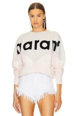 Isabel Marant Etoile Houston Sweatshirt Teal -ANINE BING Shop ISAR WK89 V1