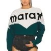 Isabel Marant Etoile Houston Sweatshirt Teal -ANINE BING Shop ISAR WK92 V1