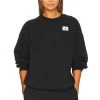 Jordan Fleece Crew Sweatshirt Black -ANINE BING Shop JRDN WK18 V1