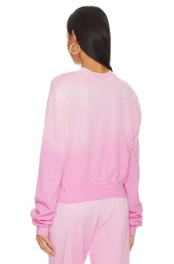 Spalding Open Lip Sweatshirt Party Pink Ombre -ANINE BING Shop LMOS WK283 V4