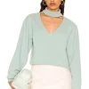 Kaela Sweatshirt Sage -ANINE BING Shop LOVF WK1064 V1