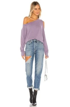 Link Sweatshirt Lilac Rose -ANINE BING Shop MLAU WK145 V5