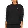 Nike Club Crew Neck Sweatshirt Black & White -ANINE BING Shop NIKR MK11W V1