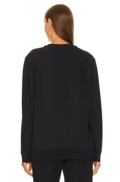 Nike Club Crew Neck Sweatshirt Black & White -ANINE BING Shop NIKR MK11W V3