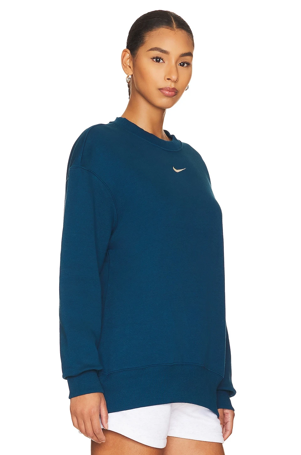 Nike NSW Oversized Crewneck Sweatshirt Valerian Blue & Sail 4 Nike NSW Oversized Crewneck Sweatshirt Valerian Blue & Sail - Image 2