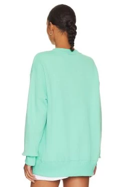 Nike NSW Oversized Crewneck Sweatshirt Light Mint -ANINE BING Shop NIKR WK123 V3