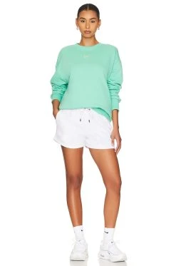 Nike NSW Oversized Crewneck Sweatshirt Light Mint -ANINE BING Shop NIKR WK123 V4