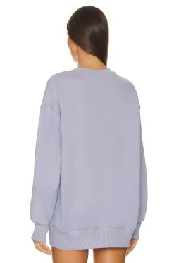 Nike Sportswear Phoenix Fleece Oversized Crewneck Sweatshirt Indigo Haze & Sail -ANINE BING Shop NIKR WK135 V3