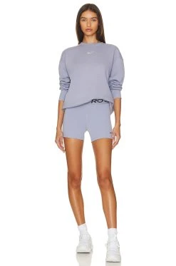 Nike Sportswear Phoenix Fleece Oversized Crewneck Sweatshirt Indigo Haze & Sail -ANINE BING Shop NIKR WK135 V4