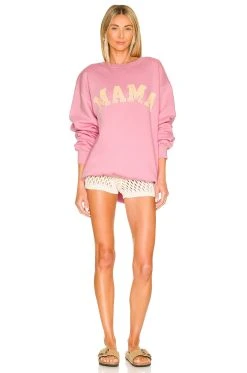 Show Me Your Mumu Stanley Sweatshirt Bright Mama Graphic -ANINE BING Shop SHOW WK120 V4