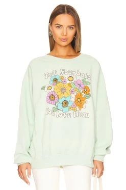 Show Me Your Mumu Stanley Sweatshirt No Days Off -ANINE BING Shop SHOW WK146 V1
