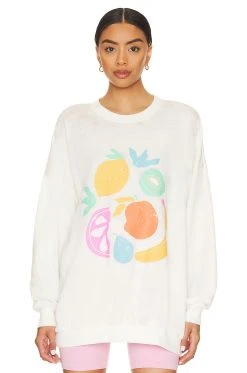 Show Me Your Mumu James Sweatshirt Fruit Graphic