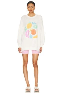 Show Me Your Mumu James Sweatshirt Fruit Graphic -ANINE BING Shop SHOW WK150 V4