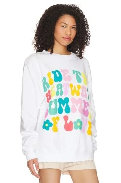 Show Me Your Mumu Stanley Sweatshirt Summer Of Love Graphic -ANINE BING Shop SHOW WK156 V3