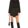 Lana Sweatshirt Dress Black -ANINE BING Shop SPDW WD2138 V1