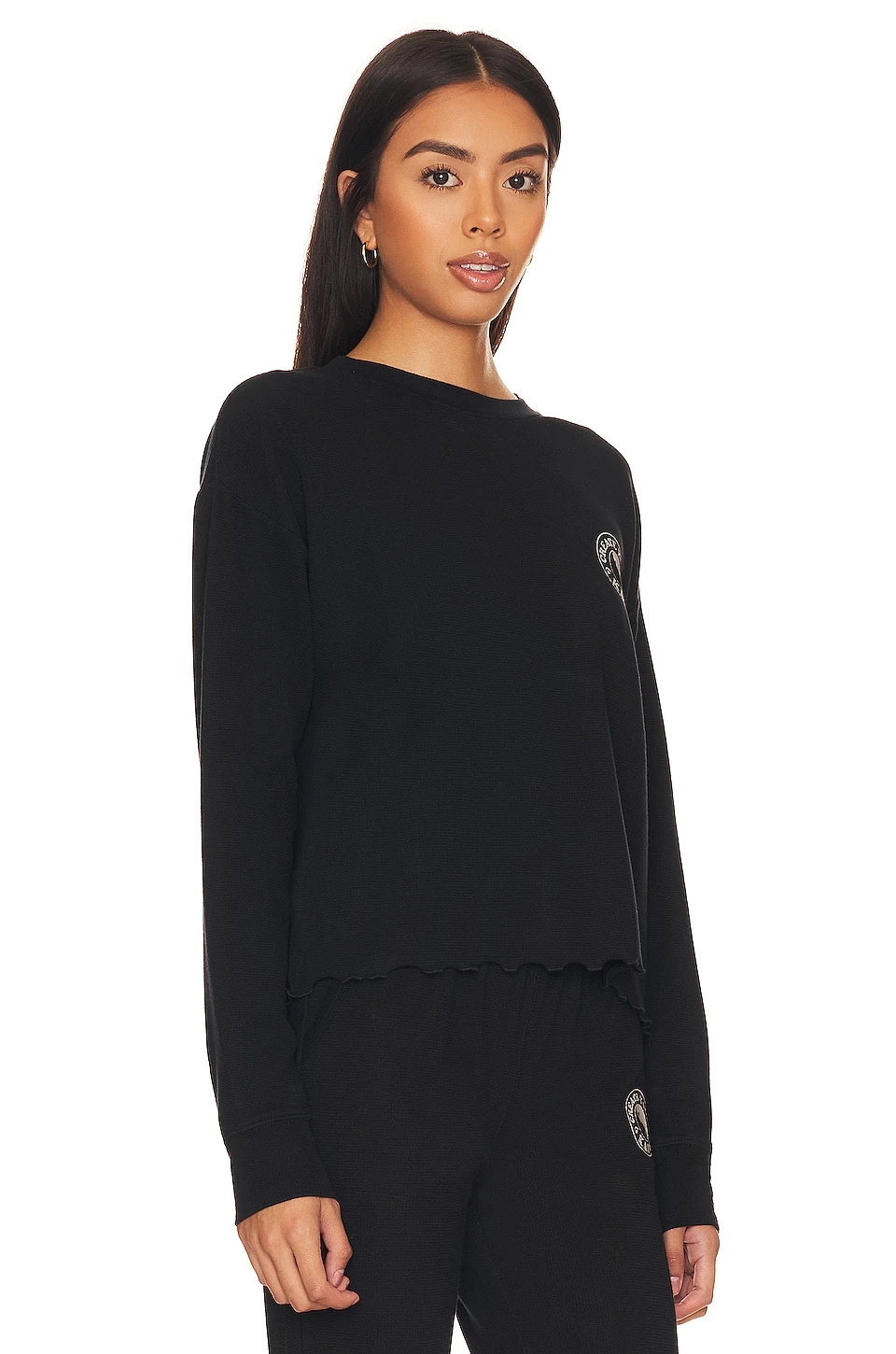 Spiritual Gangster Karma Thermal Sweatshirt Black 4 Spiritual Gangster Karma Thermal Sweatshirt Black - Image 2