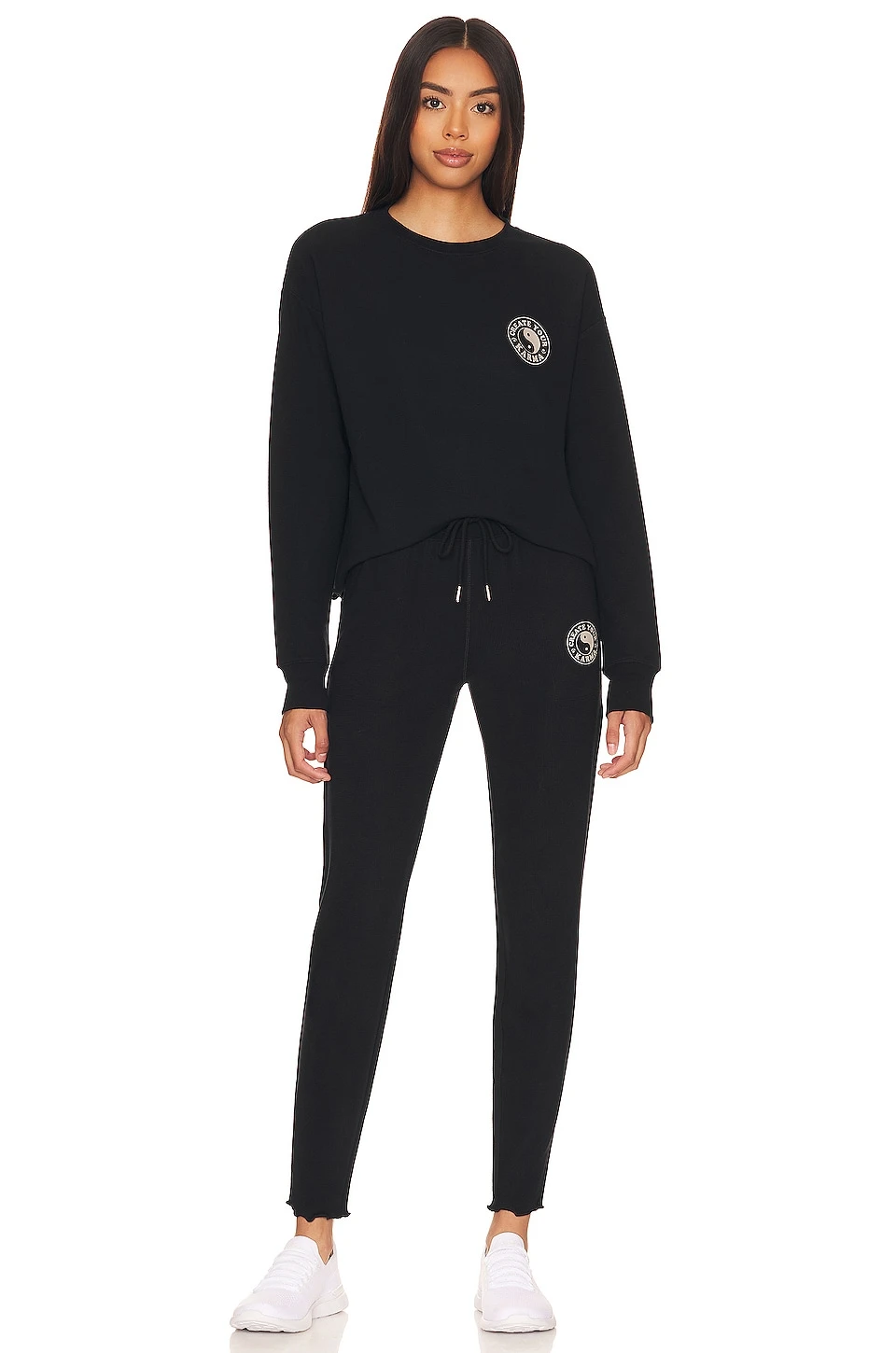 Spiritual Gangster Karma Thermal Sweatshirt Black 7 Spiritual Gangster Karma Thermal Sweatshirt Black - Image 5