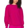 The Georgie Sweatshirt Raspberry 2 The Georgie Sweatshirt Raspberry -ANINE BING Shop STRR WK41 V1